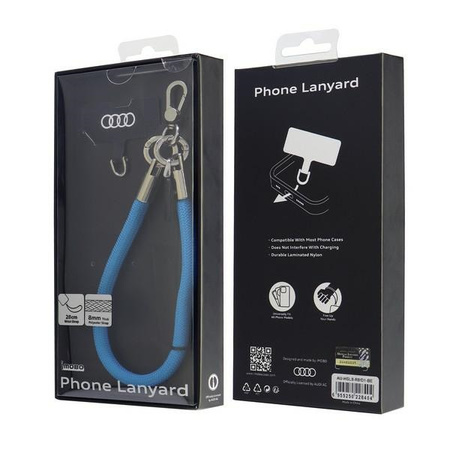 AUDI UNIWERSELNA SMYCZ DO TELEFONU 28CM 8MM ZAWIESZKA TELEFONOWA