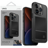 UNIQ etui Air Fender ID iPhone 15 Pro Max 6.7" szary/smoked grey tinted Cardslot