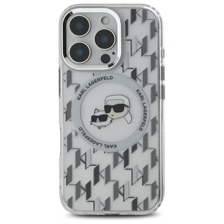 KARL LAGERFELD ETUI KLHMP16LHMCKMHT DO IPHONE 16 PRO PRZEZROCZYSTE MONOGRAM