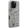Etui Karl Lagerfeld Grained Pattern &    Logo MagSafe do iPhone 16 Pro Max szary