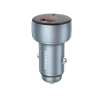 FONENG ładowarka samochodowa C18 PD 48W 1xUSB-C + 1xUSB QC3.0 Srebrny