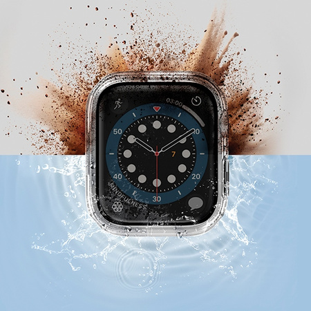 UNIQ ETUI NAUTIC DO APPLE WATCH SERIES 7 8 9 41MM WODOODPORNE PRZEZROCZYSTE