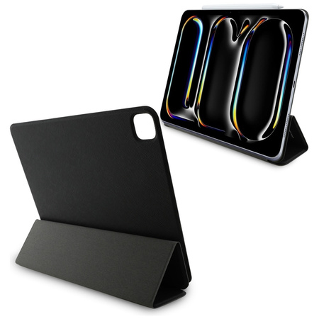 Karl Lagerfeld KLFC13PM24SAKCK iPad Pro  13 2024 Book Cover czarny/black Saffiano Magnetic Karl &Choupette