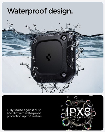 Spigen Tough Armor IP 4 Pack, black - AirTag