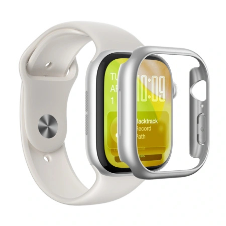 Etui ochronne AMAZINGTHING Minimal na Apple Watch Series 11 46mm - srebrne