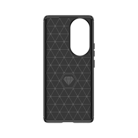 Etui silikonowe Carbon Case do Honor 90 - czarne