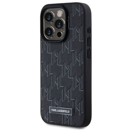 KARL LAGERFELD CASE DO IPHONE 15 PRO 6,1 HARDCASE LEATHER MONOGRAM