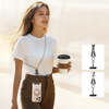 MCDODO SMYCZ DO TELEFONU NA SZYJE WKŁADKA CROSSBODY BEŻOWA KABEL USB-C 60W