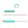 Stoyobe Silicone Holder zestaw uchwytów silikonowych dla Apple Pencil 1 / Apple Pencil 2 / Huawei M-Pencil  turkusowy+jasnozielony+biały (3 szt.)