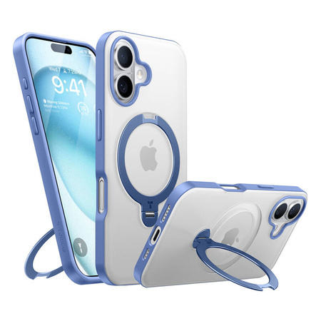 TORRAS ETUI OSTAND SPIN DO IPHONE 16 ODPORNE NA UPADKI I OPRACOWANE Z DUMA