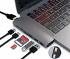 Hub do laptopa Co2, Adapter 7w1 do Apple, do MacBook Pro , do Air Retina, USB-C, HDMI, Karta pamięci SD, Micro SD, 1 x HD, srebrny