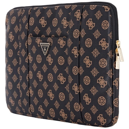 Torba Guess Sleeve Peony Pocket Triangle na laptopa 14" - czarna