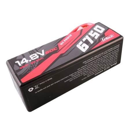 GENS ACE AKUMULATOR LIPO 6750MAH 14.8V 60C 4S1P DO DRONÓW MODELE Z XT90