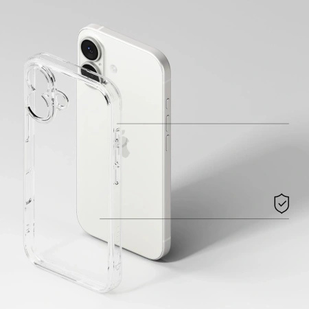 RINGKE ETUI FUSION DO IPHONE 17 POKROWIEC PRZEZROCZYSTY WYTRZYMAŁY