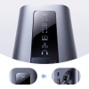 Stacja dokująca Baseus Spacemate RD1 hub 11w1 USB-C - 2xHDMI 4K@60Hz 2xDP 4K@60Hz 2xUSB-A 10Gb/s USB-C 10Gb/s RJ45 USB-A 480Mb/s USB-C PD mini jack 3.5mm ładowarka EU - szara