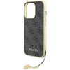 Guess GUHCP15LGF4GGR iPhone 15 Pro 6.1" szary/grey hardcase 4G Charms Collection