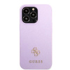 Etui Guess GUHCP13LPS4MU na iPhone 13 Pro / 13 purpurowy/purple hardcase Saffiano 4G Small Metal Logo