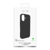 Etui silikonowe Pure Icon Mag Pro Liquid Silicone na iPhone 17 kompatybilne z MagSafe, z ochroną aparatu i aluminiowymi przyciskami - czarne