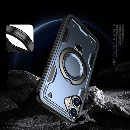 HURTEL ETUI HYBRID ARMOR DO IPHONE 16 Z DO MAGSAFE OCHRONA PRZECIW UPADKOM