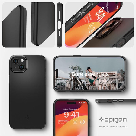 SPIGEN THIN FIT IPHONE 15 PLUS BLACK