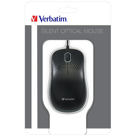 VERBATIM MYSZ OPTYCZNA SILENT USB-A 1000DPI DO KOMPUTERA LAPTOPA