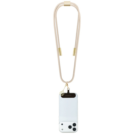 Kabel Guess CBDY 4G Charm USB-C/USB-C    150cm beżowy