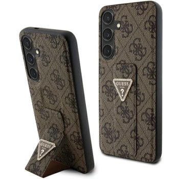 GUESS ETUI DO SAMSUNG S24 S921 HARDCASE Z GRIP STAND 4G TRIANGLE STRASS
