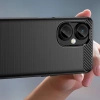 Carbon Case etui OnePlus Nord CE 3 elastyczny silikonowy karbonowy pokrowiec czarne