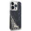 Etui Guess GUHCP14LLCSGSGK na iPhone 14 Pro - czarne Liquid Glitter Marble
