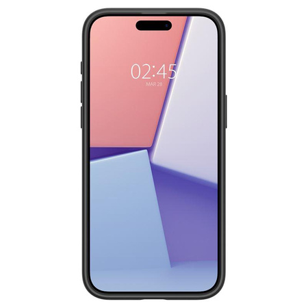 Spigen Crystal Hybrid, matte black - iPhone 15 Pro