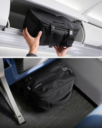 INNOSTYLE PLECAK DO SAMOLOTU WIZZAIR RAYANAIR 40X30X20 PODRÓŻNY CZARNY