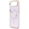 Etui Karl Lagerfeld IML Choupettes Karl  Script Logo MagSafe do iPhone Air różowy