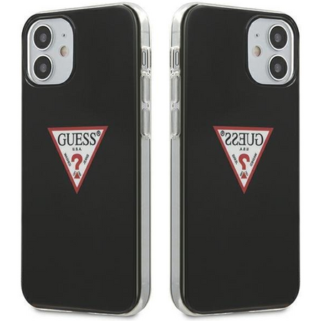 Guess GUHCP12SPCUCTLBK iPhone 12 mini 5,4" czarny/black hardcase Triangle Collection