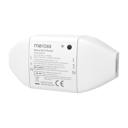MEROSS INTELIGENTNY PRZEŁĄCZNIK WIFI DO ALEXA GOOGLE ASSISTANT HOMEKIT