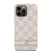 DKNY ETUI HARDCASE LEATHER CHECKERED DO IPHONE 14 PRO MAX Z PASKAMI MONO