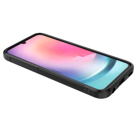 Magic Shield Case etui do Samsung Galaxy A24 4G elastyczny pancerny pokrowiec jasnoniebieskie