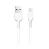 HOCO kabel X20 Micro USB 3.1A 1M Biały