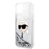 Karl Lagerfeld KLHCP14MLNKHCH iPhone 14 Plus 6,7" srebrny/silver hardcase Glitter Karl Head