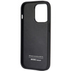 Etui Audi Synthetic Leather na iPhone 14 Pro - czarne AU-TPUPCIP14P-TT/D1-BK