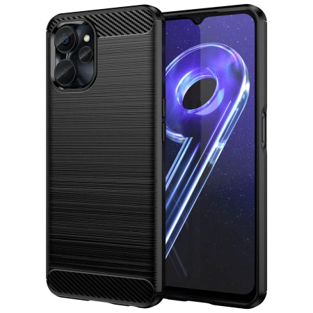 HURTEL CARBON CASE ETUI DO REALME 10 5G REALME 9I 5G ELASTYCZNY SILIKONOWY