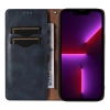 Magnet Strap Case etui iPhone 14 Plus pokrowiec z klapką portfel mini smycz podstawka niebieskie