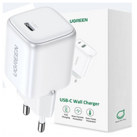 UGREEN ŁADOWARKA SIECIOWA USB-C PD3 0 QC4 0 DO TELEFON LAPTOP KOMPAKT 20W