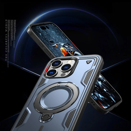 HURTEL ETUI MAGNETYCZNE DO IPHONE 16 PRO MAX Z DO MAGSAFE I WZMOCNIONĄ