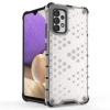 HURTEL PANCERNE ETUI DO SAMSUNG GALAXY A03S Z RAMKĄ ŻELOWĄ SYSTEM HONEYCOMB
