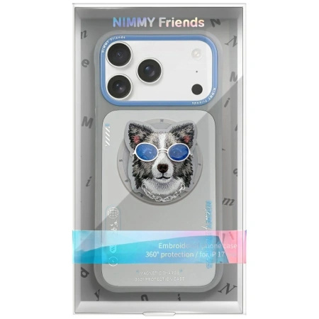 NIMMY ETUI GLASSES COOL DOG MAGSAFE DO IPHONE 17 PRO OCHRONA
