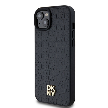 DKNY ETUI HARDCASE SKÓRZANE DO IPHONE 15 PLUS 14 PLUS DO MAGSAFE MONOGRAM