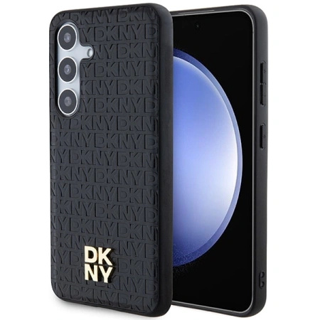 DKNY ETUI CASE HARDCASE DO SAMSUNG S24+ S926 LEATHER DO MAGSAFE METAL LOGO