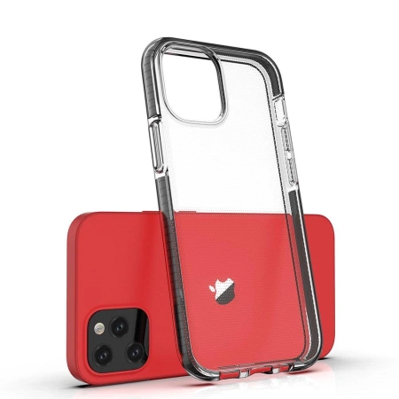 HURTEL ETUI SPRING CASE DO IPHONE 13 MINI Z RAMKĄ OCHRONNE WYSOKIEJ JAKOŚCI