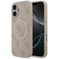 Etui Guess 4G Ring Classic Logo MagSafe  do iPhone 17 różowy