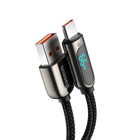 BASEUS KABEL USB DO USB-C DISPLAY 66W DO 1M WYTRZYMAŁY KABEL DO ŁADOWANIA